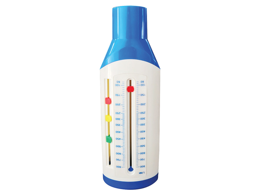 Spirometrija, Peak FLOW METER 60-800 l/min - pieaugušajiem