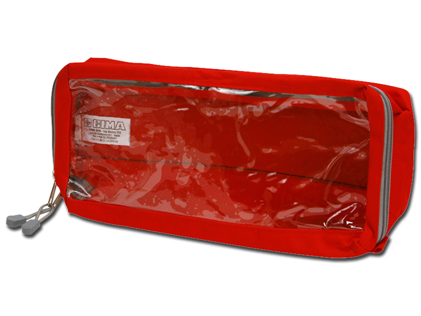 E4 taisnstūra soma,ar lodziņu,sarkana