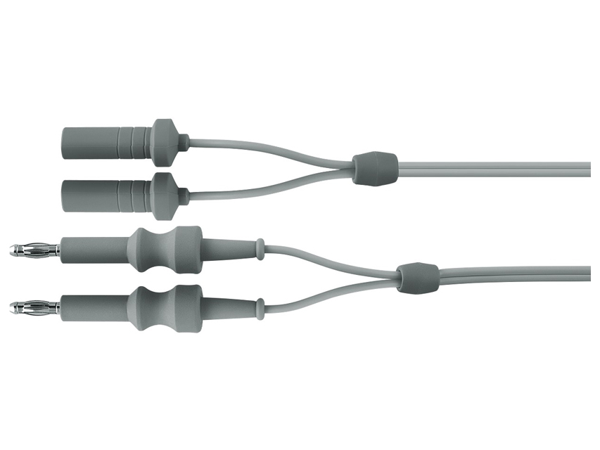 Bipolar and monopolar forceps and cables, SILICONE BIPOLAR CABLE 3 m with Ethicon type connector for 30310