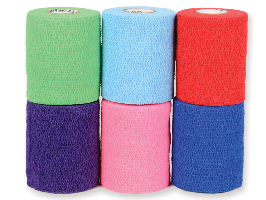 CO-PLUS BANDAGE 6.3 m x 7.5 cm - mixed colours