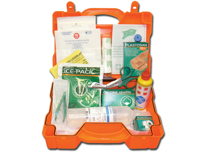 First aid bags, cases and cabinets, SMALL KIT - plastic case A