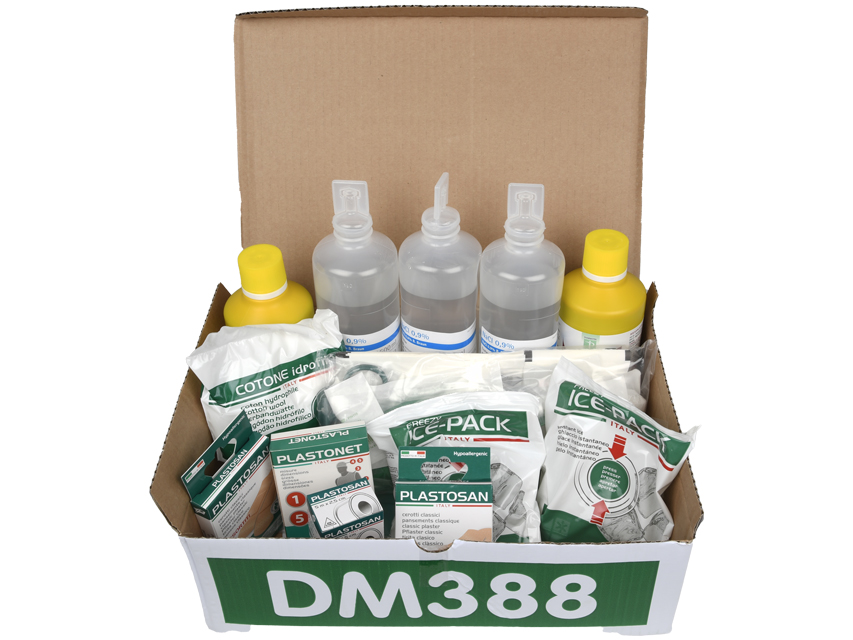 First aid bags, cases and cabinets, REFILL PACK for code 34195, 34198 and 34199 (without sphygmo)