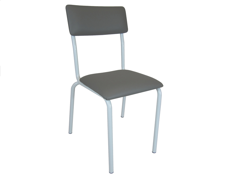 Chairs and stools, CHAIR - padded seat - grey