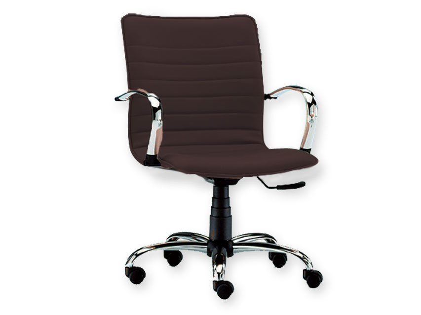 Chairs and stools, ELITE LOW-BACKED CHAIR - leatherette - black