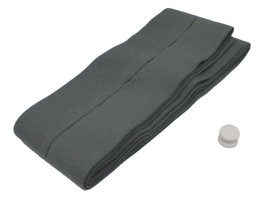 REUSABLE FOETAL TRANSDUCER BELTS 6x150 cm - grey