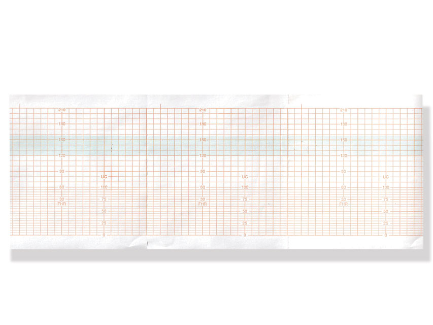 Foetal monitors, cardiotocographs, Z-FOLD PAPER 112x100 mm for 29550 - 150 sheet