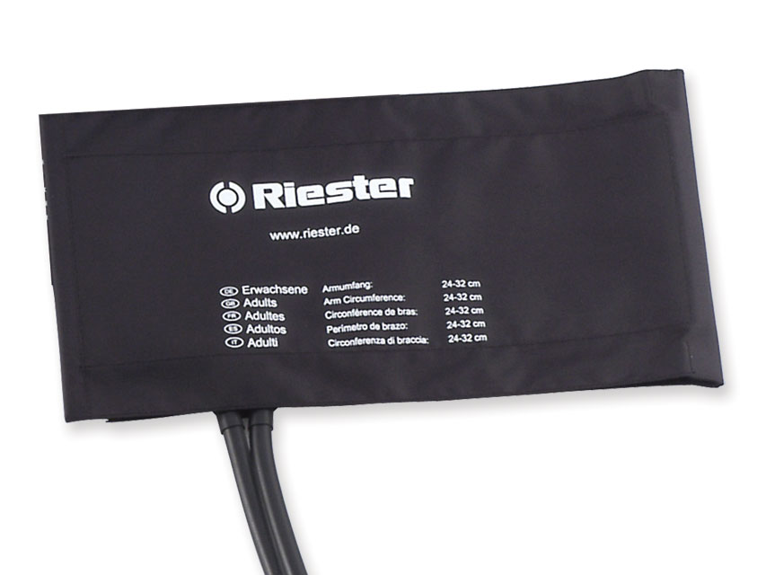 Aneroid sphygmomanometers, RIESTER CUFF 2 TUBES - adult