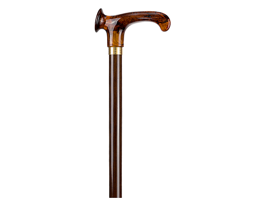 RAFFAELLO WOOD STICK - T right handle - tortoiseshell