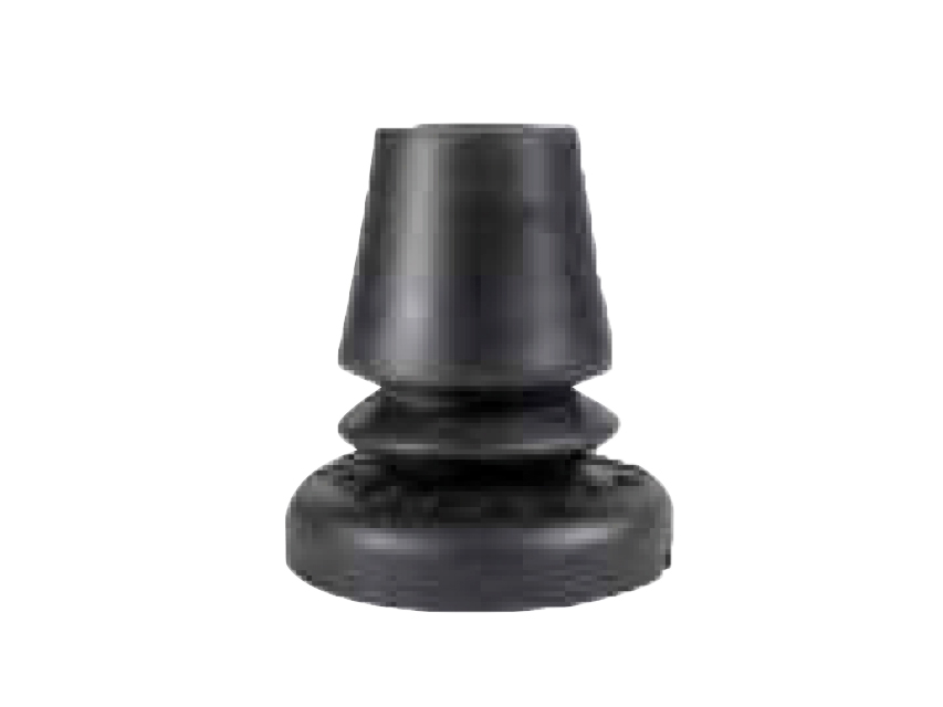 Kruķi un spieķi, RUBBER TIPS tube 19 mm, base 55 mm