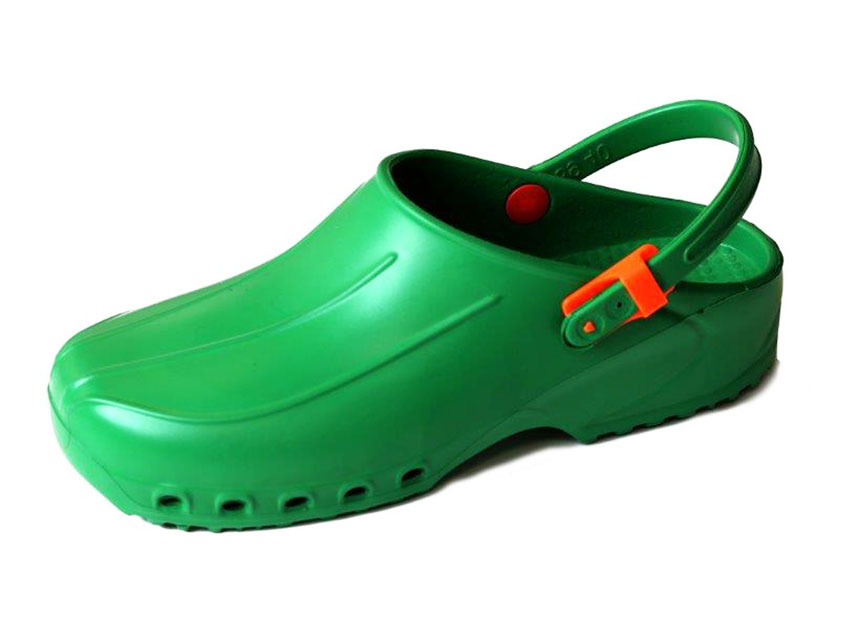 Clogs, ULTRA LIGHT CLOGS with straps - 38 - green