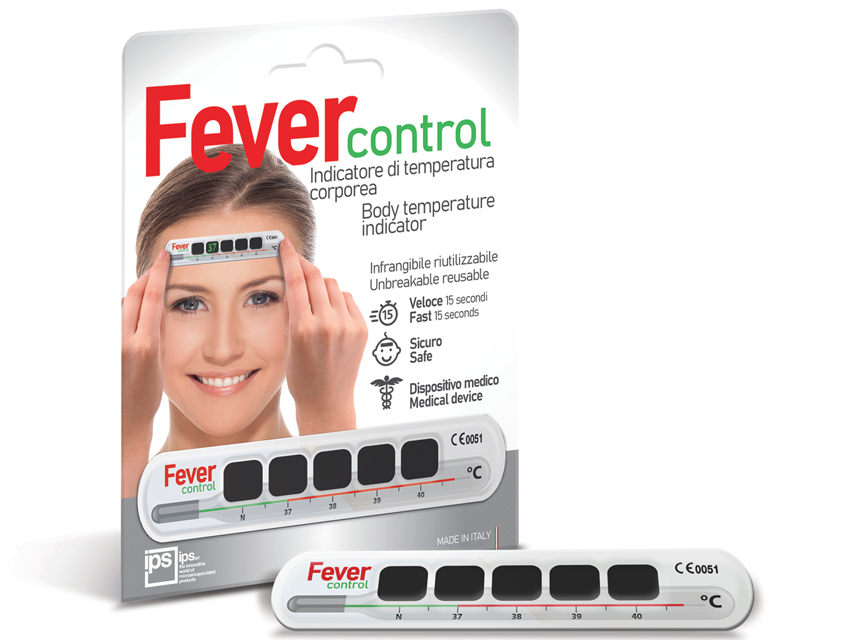 Termometri, FEVER CONTROL FOREHEAD THERMOMETER - blister