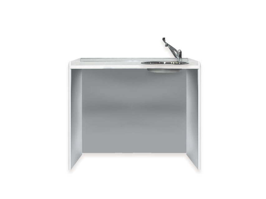 Worktops and drawers, WORKTOP 106 cm - right washbasin