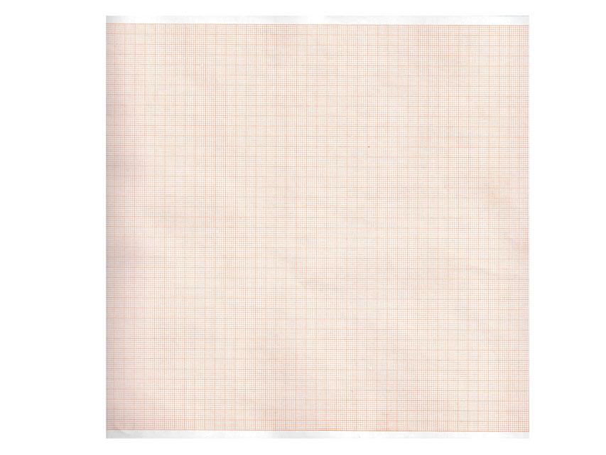 Thermic paper for ECG, ECG thermal paper 210x30 mm x m roll1 - orange grid