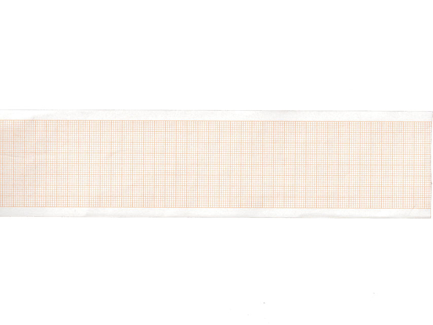 ECG thermal paper 50x20 mm x m roll - orange grid