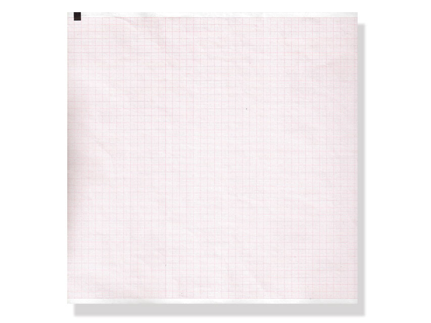 ECG thermal paper 210x280mm x215s pack - orange grid