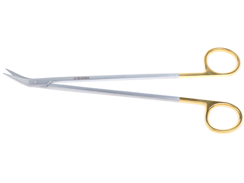 Gold debakey potts smith šķēres, gold debakey potts smith šķēres - 23 cm - leņķis 45