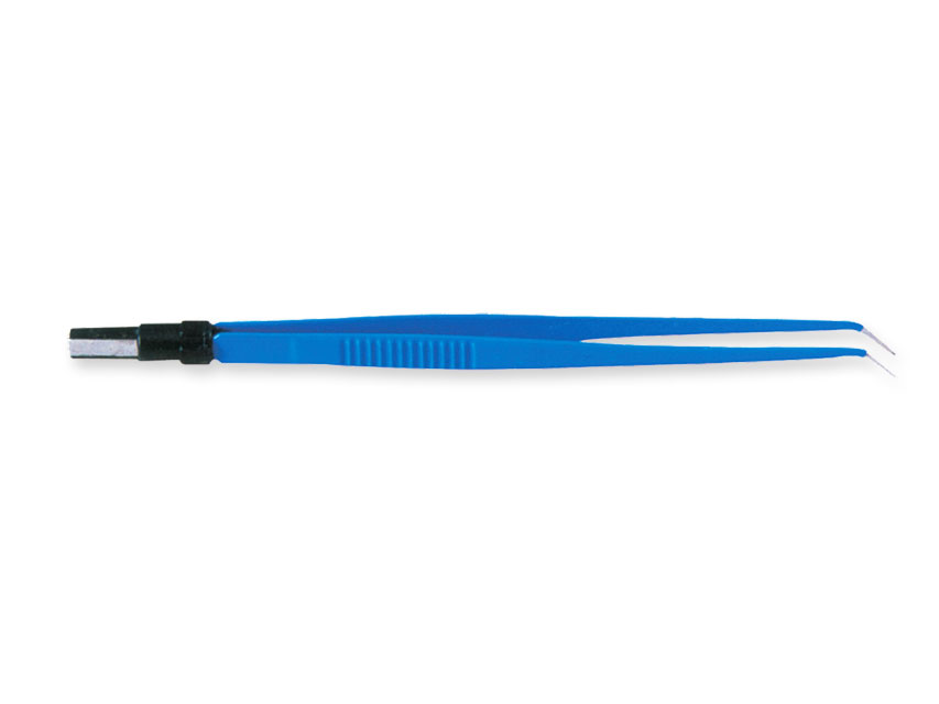 Bipolāras pincetes eu, eu taisna forceps 18 cm - ar 0.3 mm izliektu galu