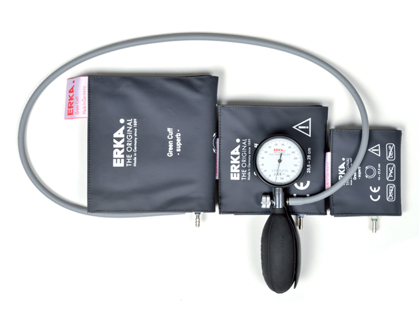 Kobold aneroid sphygmomanometer with 3 paediatric cuffs - grey1