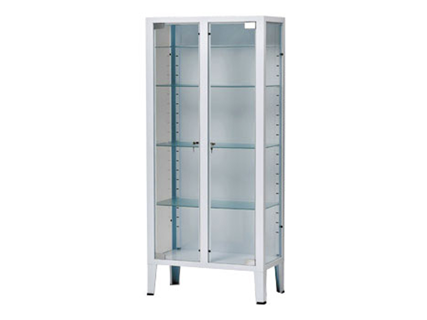 Medikamentiem un instrumentiem, 7 CABINET - 2 doors - tempered glass