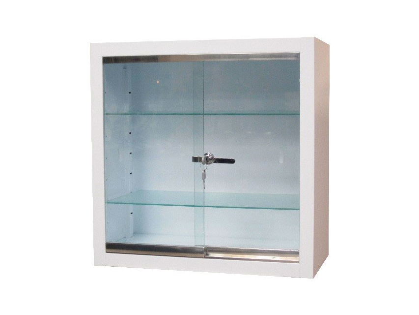 Medikamentiem un instrumentiem, 0 WALL CABINET - tempered glass