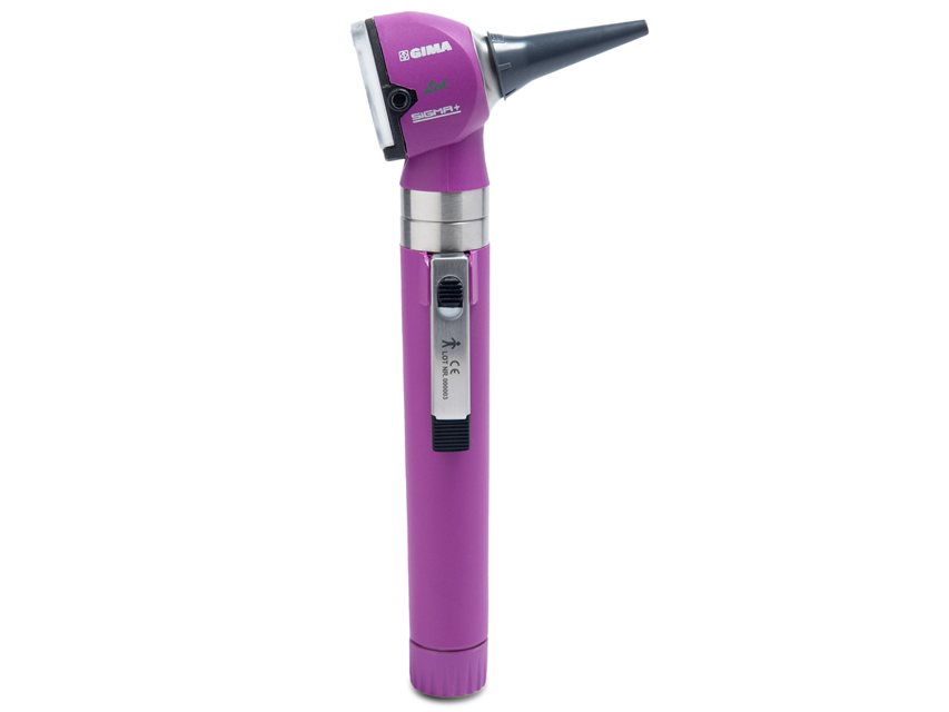 Sigma-C LED OTOSCOPE - pouch, LED otoskops Sigma- violets