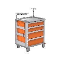 9 EMERGENCY MEDI KART - orange