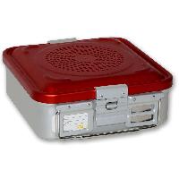 CONTAINER WITH FILTER small h 100 mm - red (