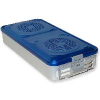CONTAINER WITH FILTER large blue - perforated