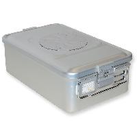 CONTAINER WITH VALVE medium h 150 mm - grey