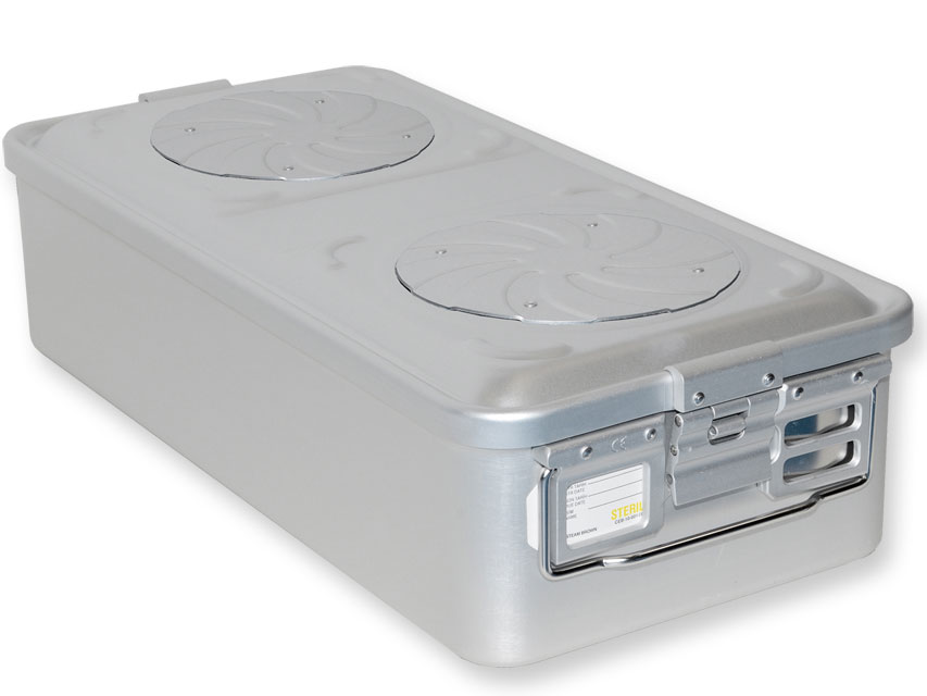 CONTAINER WITH VALVE large - grey, CONTAINER WITH VALVE large h 150 mm - grey