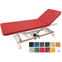 Electric HEIGHT ADJUSTABLE TREATMENT TABLE with footbar - colour on request