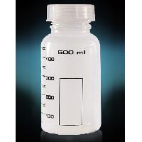 PP ECO pudele ar platu kaklu un gradāciju, 1000ml, N1