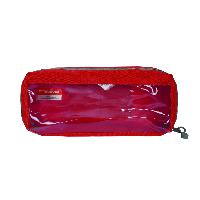 E2 taisnstūra soma ar lodziņu,sarkana