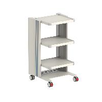 Easy power cart - 3 plaukti 40x36 cm + pamatne