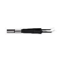 Eu non-stick jeweller forceps 11.5 cm - angled 0.7 mm point-1