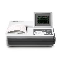 Trīs kanālu krāsu pārnēsājama EKG ar monitoru un interpretāciju