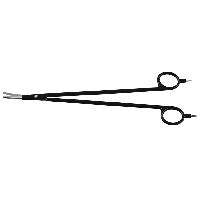 BIPOLAR SCISSORS 18 cm - curved