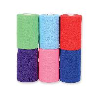 CO-PLUS BANDAGE 6.3 m x 10 cm - mixed colours