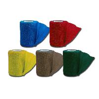 COHESIVE NON WOVEN ELASTIC BANDAGE 4.5 m x 10 cm - 5 colours