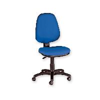 CUNEO CHAIR without armrest - fabric- blue