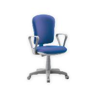 VARESE CHAIR with armrest - fabric - blue