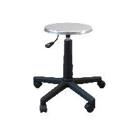 STOOL - s/s seat with castors