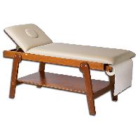 FIRENZE WOODEN COUCH with face hole - cherry wood