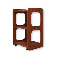 DANTE WOODEN TROLLEY - cherry wood