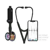 3M LITTMANN CORE DIGITAL STETHOSCOPE - 8572 - melns - augstas pulēšanas varavīksnes apdare