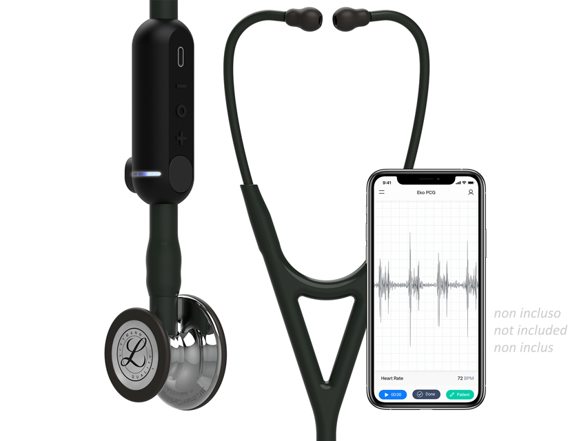 3M LITTMANN CORE digitālais, 3M LITTMANN CORE digitālais stetoskops - 8869 - melns - spoguļveida apdare