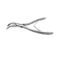 EXTRACTION CURVED FORCEPS for small animals - 16 cm