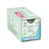ETHICON PERMA-HAND SILK SUTURES - gauge 4/0 needle 13 mm - braided