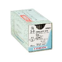 ETHICON PERMA-HAND SILK SUTURES - gauge 3/0 needle 22 mm - braided