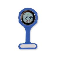 DIGITAL SILICONE NURSE WATCH - blue